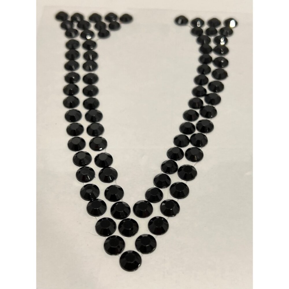 Recollections Halloween Bling Rhinestone Gem Embellishment Letter V 422467